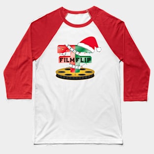 Film Flip Christmas Baseball T-Shirt